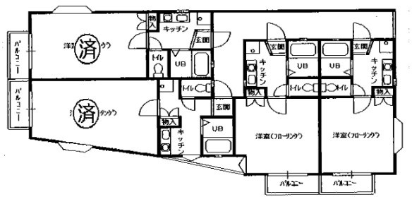 ステラハイツ Ｃ号室 間取り