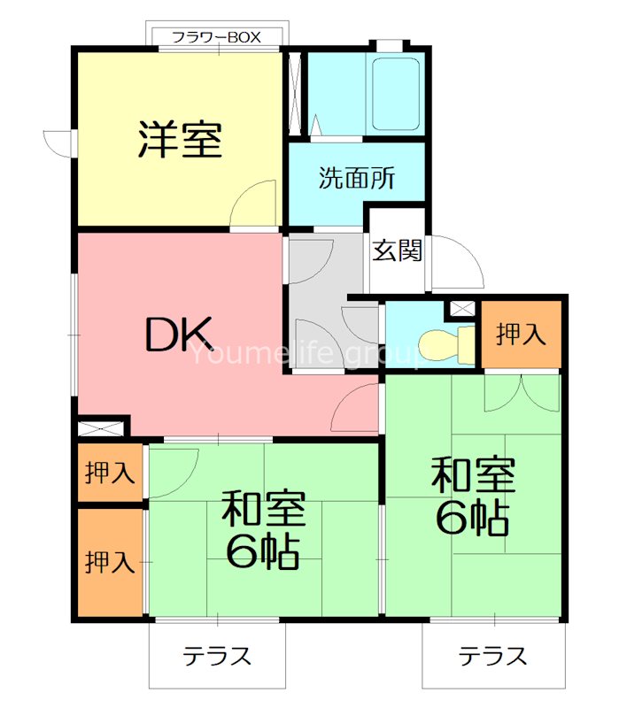 メゾントミオカ 102号室 間取り