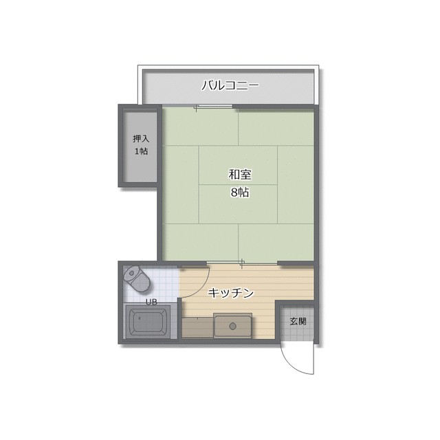 田嶋マンション 402号室 間取り