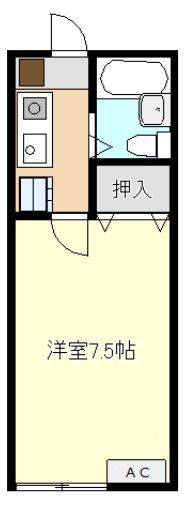 アトレ山際 102号室 間取り