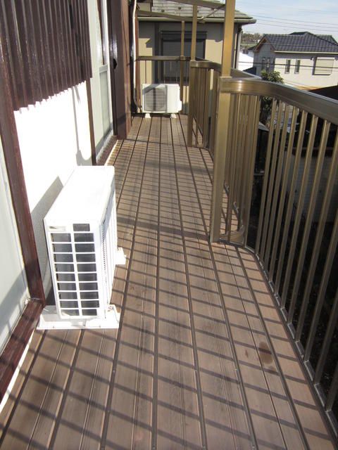 飯塚貸家 ベランダ