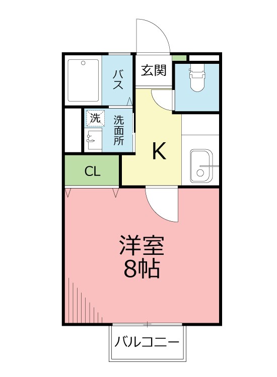 ラヴィアン・ローズ 202号室 間取り