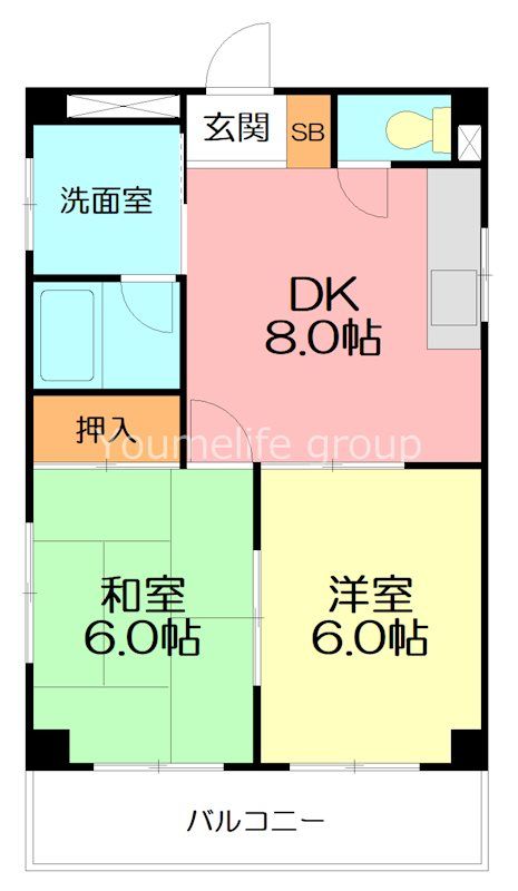 さくらビル 201号室 間取り
