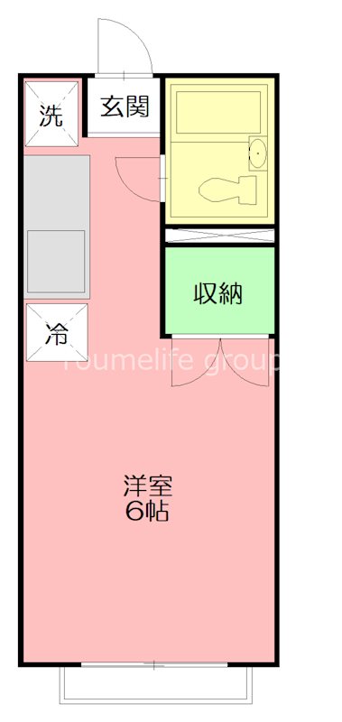 エステートピアいずみ 101号室 間取り
