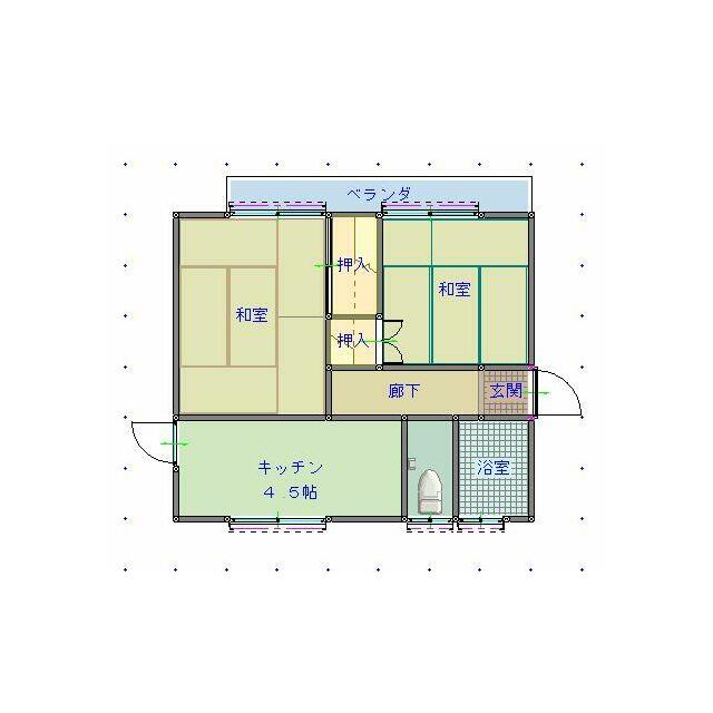 シブヤアパート　Ｗ 1F号室 間取り