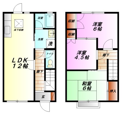 TYハウス 3号室 間取り