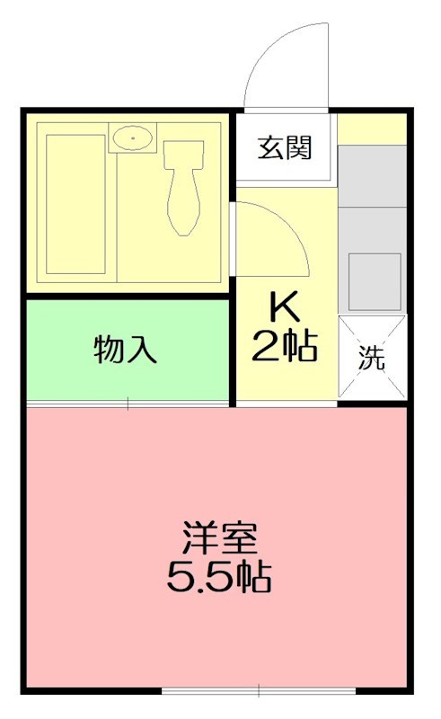 ホワイトハイツ東海大 間取り