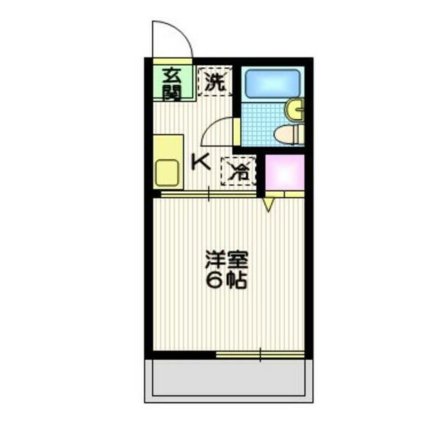 シティハイム　ユウワハイムⅡ 105号室 間取り