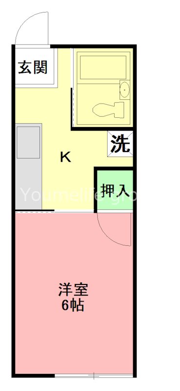 シティハイムエクセル2 202号室 間取り