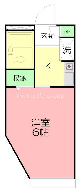 プレステージ下倉田Ⅰ 103号室 間取り