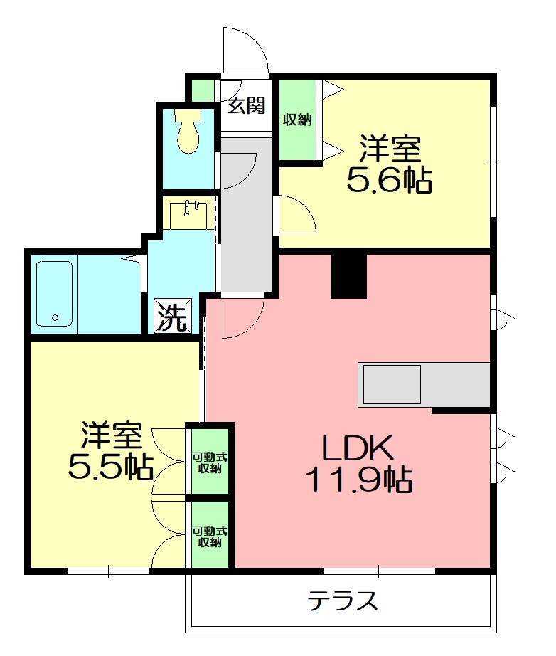 コンフォール北鎌倉 間取り