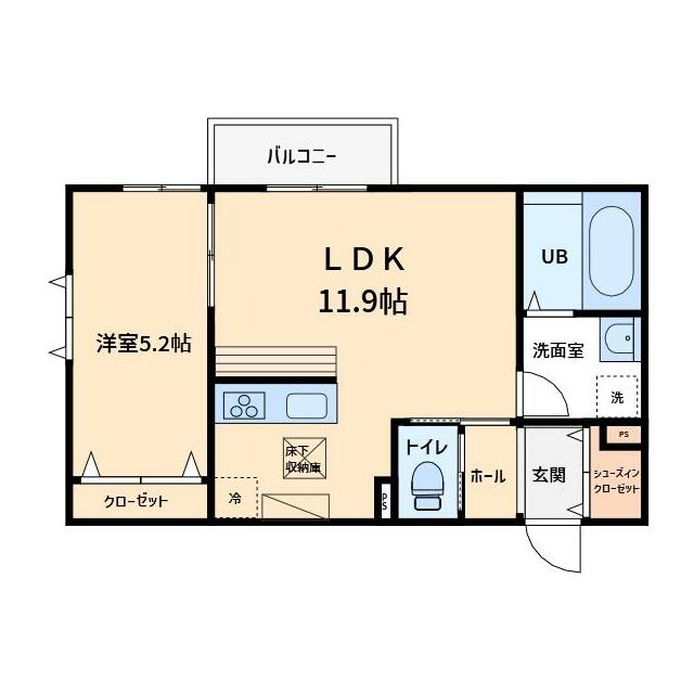 ブランメゾンＢ 101号室 間取り