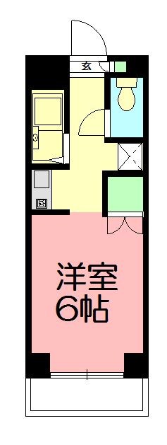 メゾンイレーヌ 301号室 間取り