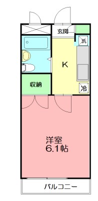 パレス小澤弐番館 303号室 間取り