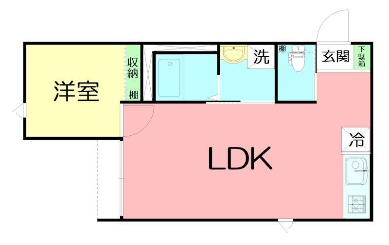 モナ・ローベル 106号室 間取り