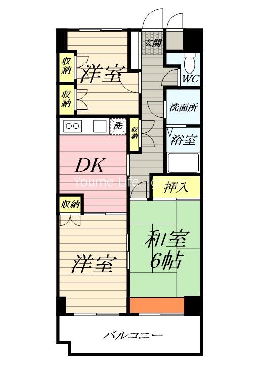 ハイツフェニックス 304号室 間取り