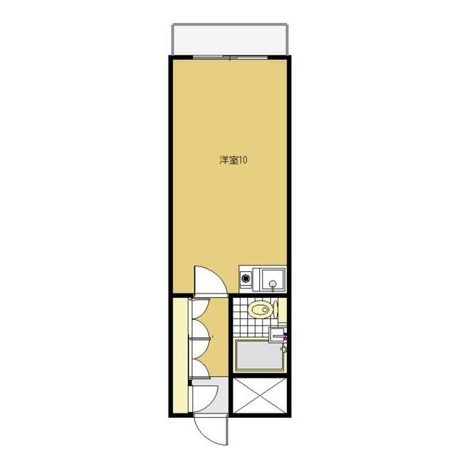 202号室 間取り
