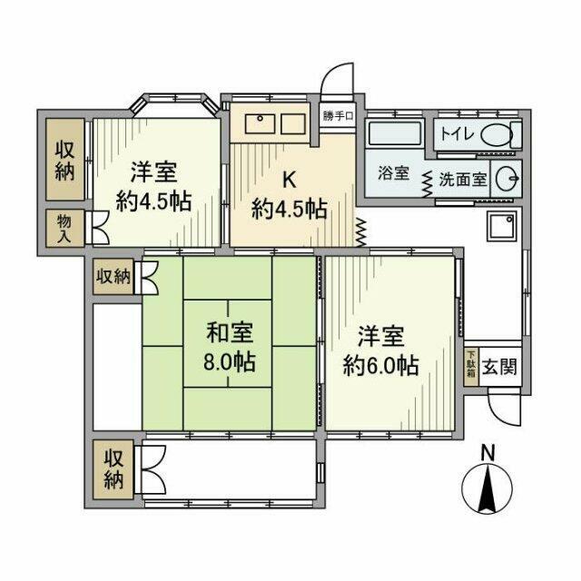 東八幡戸建 間取り