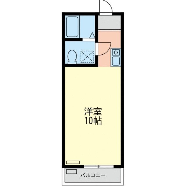 ザ・ケイブ・アイカワ 2F号室 間取り
