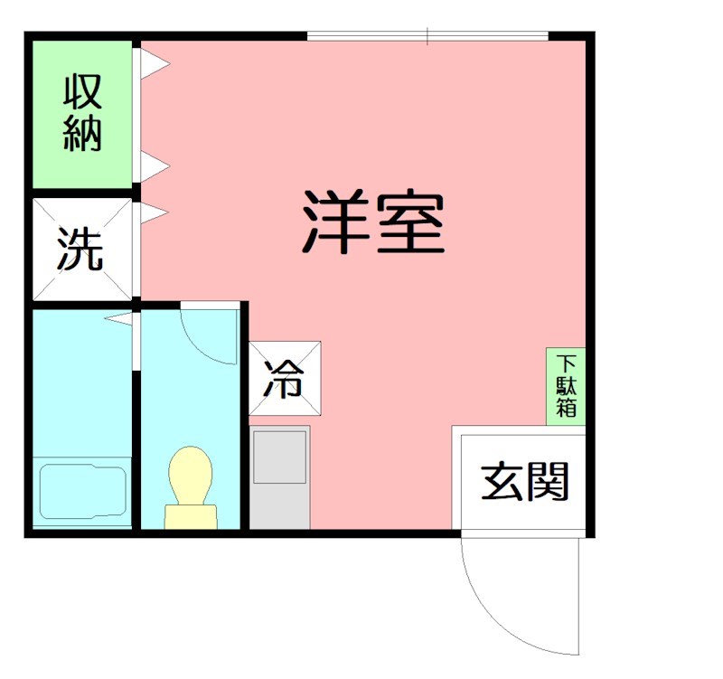 ラプランシュ 203号室 間取り