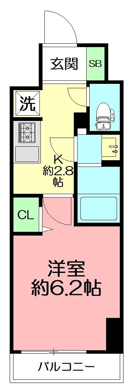 N-stage　平塚 304号室 間取り