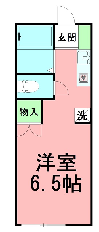 Ｃａｓａ　Ｐｉｃｃｏｌａ　Ａ棟 202号室 間取り