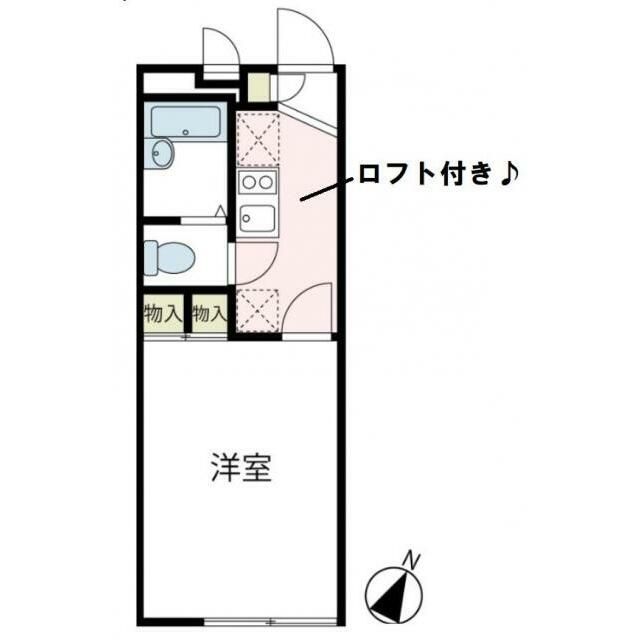 ハイツ慶長原 201号室 間取り