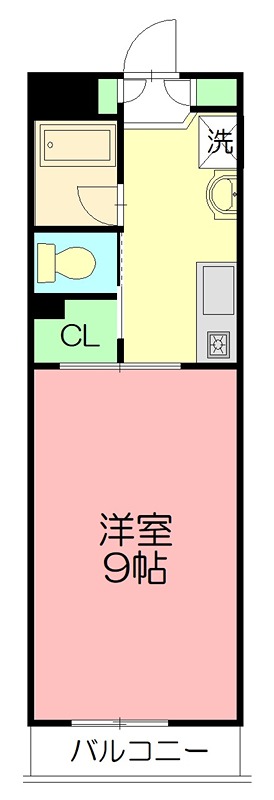 サングレイス湘南 102号室 間取り