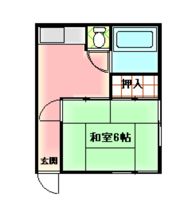 永沢荘 102号室 間取り
