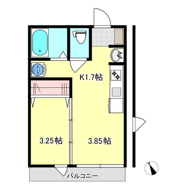 ＳＡＮ&rsquo;Ｓ　ＨＯＭＥ 205号室 間取り