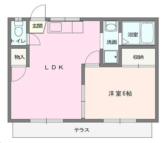 茅ヶ崎トラッドA 101号室 間取り