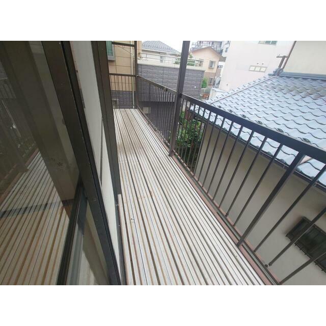 奥津短期アパート ベランダ
