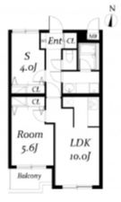 ピア湘南夕陽ケ丘 303号室 間取り
