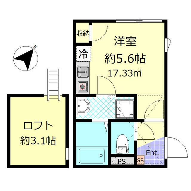 べステージ大船Ⅲ 101号室 間取り