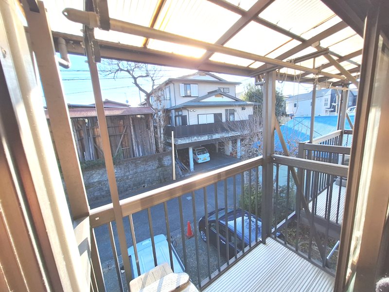 檜ハイツ  ベランダ