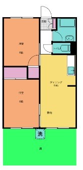大雄山マンション 104号室 間取り