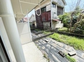 大雄山マンション ベランダ