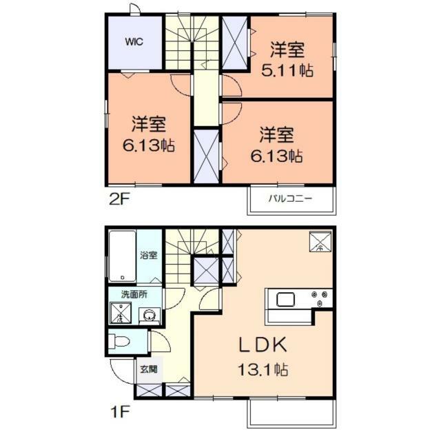 パティオⅡＤ棟 間取り