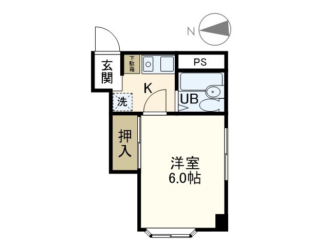 サテライトビル 301号室 間取り