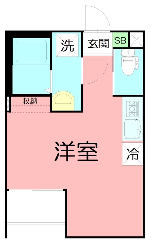 Casa Collina 202号室 間取り