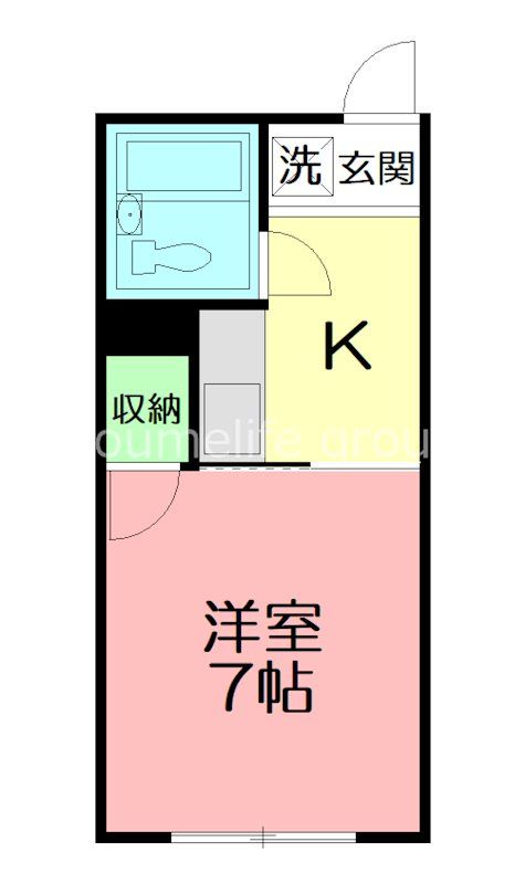 ビューハイツ 205号室 間取り