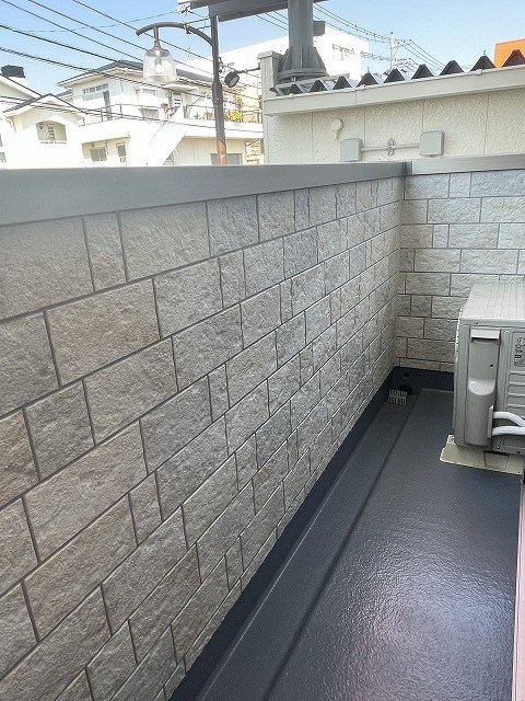 ミッドタウンプレイス ベランダ