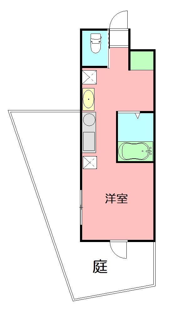 Ｔｈｅ　Ｔｅｒｒａｃｅ鵠沼藤ヶ谷 101号室 間取り