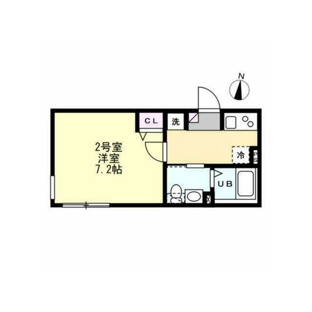 ベイルーム厚木町 102号室 間取り