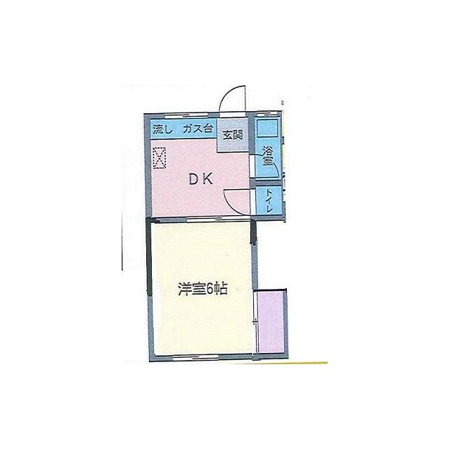 いとう荘 101号室 間取り