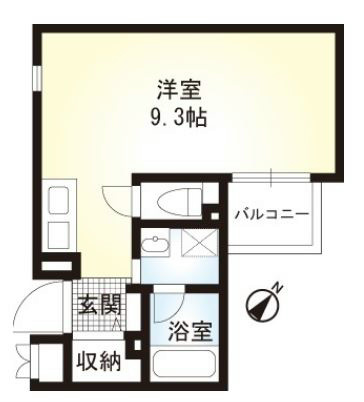 レアルタウン湘南 205号室 間取り