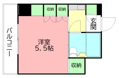 第12明智ビル 0205号室 間取り
