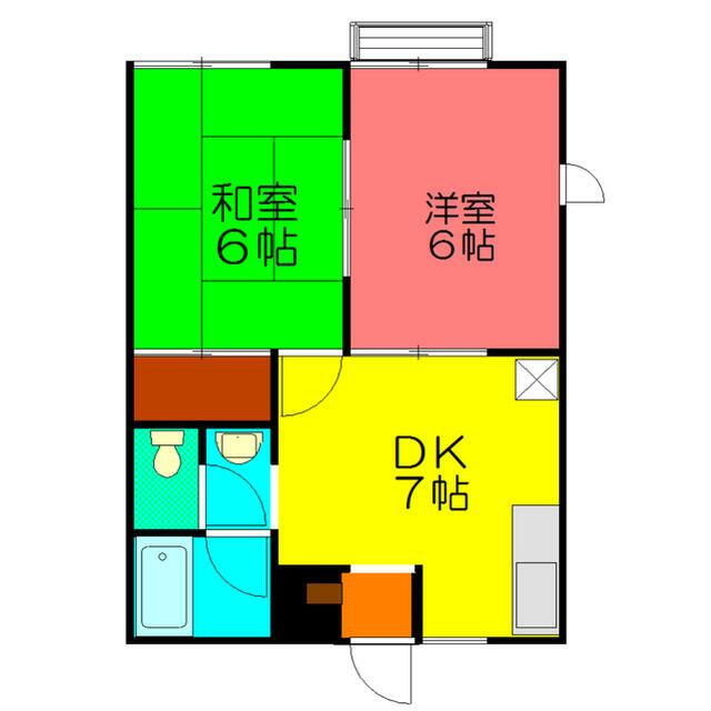 フラッツ北鎌倉 102号室 間取り