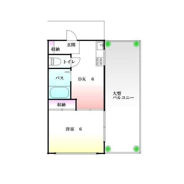 メゾン北村 307号室 間取り