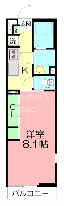 リブリ・ポピー 101号室 間取り